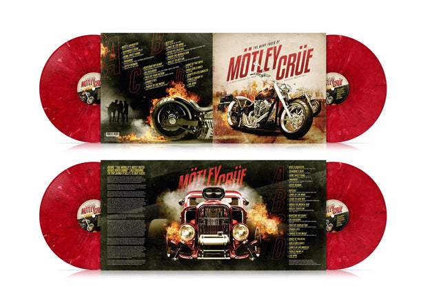 Motley Crue - The Many Faces Of Motley Crue (Limited Ed. Gatefold Red Marble Vinyl) [Vinyl]