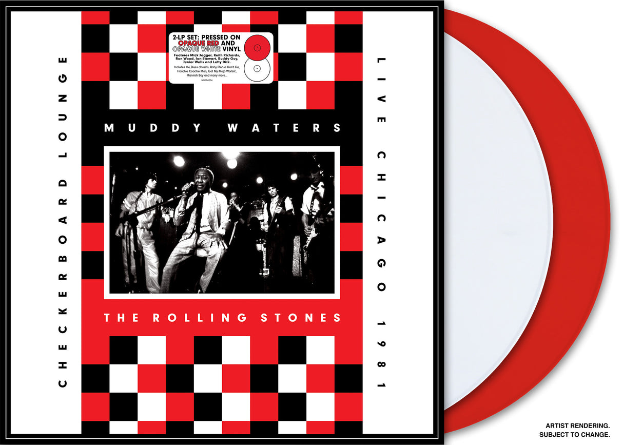 Muddy Waters/Rolling Stones - Live At Checkerboard Lounge Chicago 1981 [Opaque Red LP & Opaque White LP] [Vinyl]