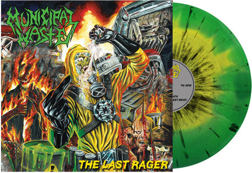 Municipal Waste - Last Rager (Limited Edition, Colored Vinyl, Yellow & Green Swirl w/ Black Splatter) [Vinyl]