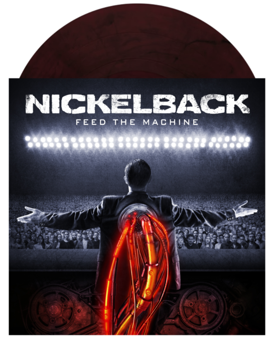 Nickelback - Feed The Machine (Limited Edition, Red & Black Marble Colored Vinyl, Digital Download Card) [Vinyl]