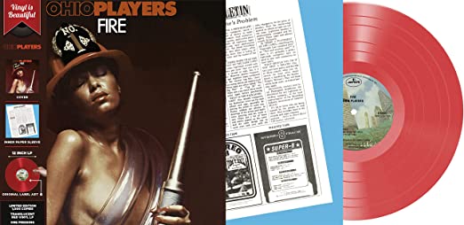 Ohio Players - Fire (Red Translucent Vinyl) [Vinyl] - Paladin Vinyl