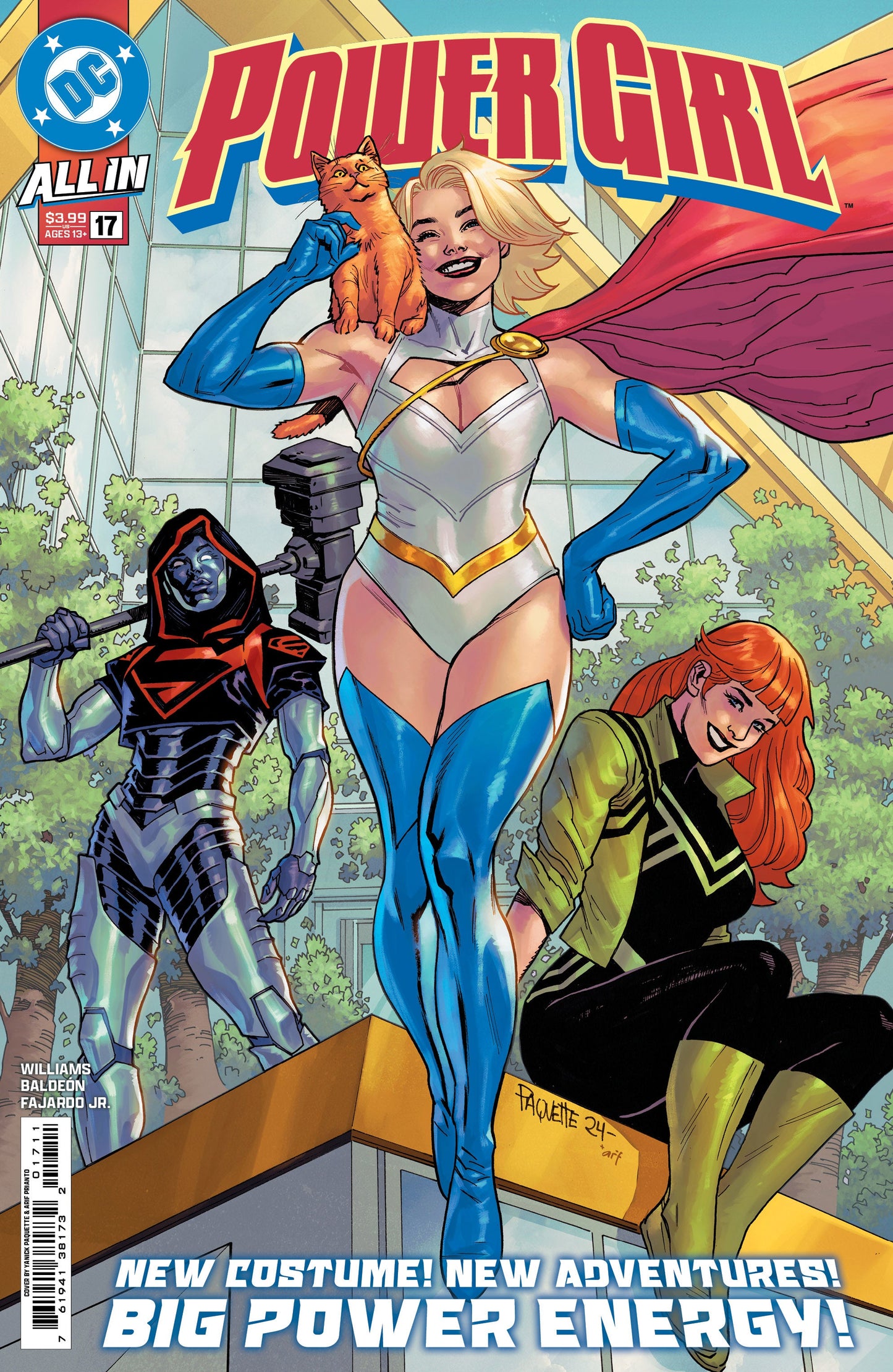 Power Girl #17 A Yanick Paquette Leah Williams (01/22/2025) Dc