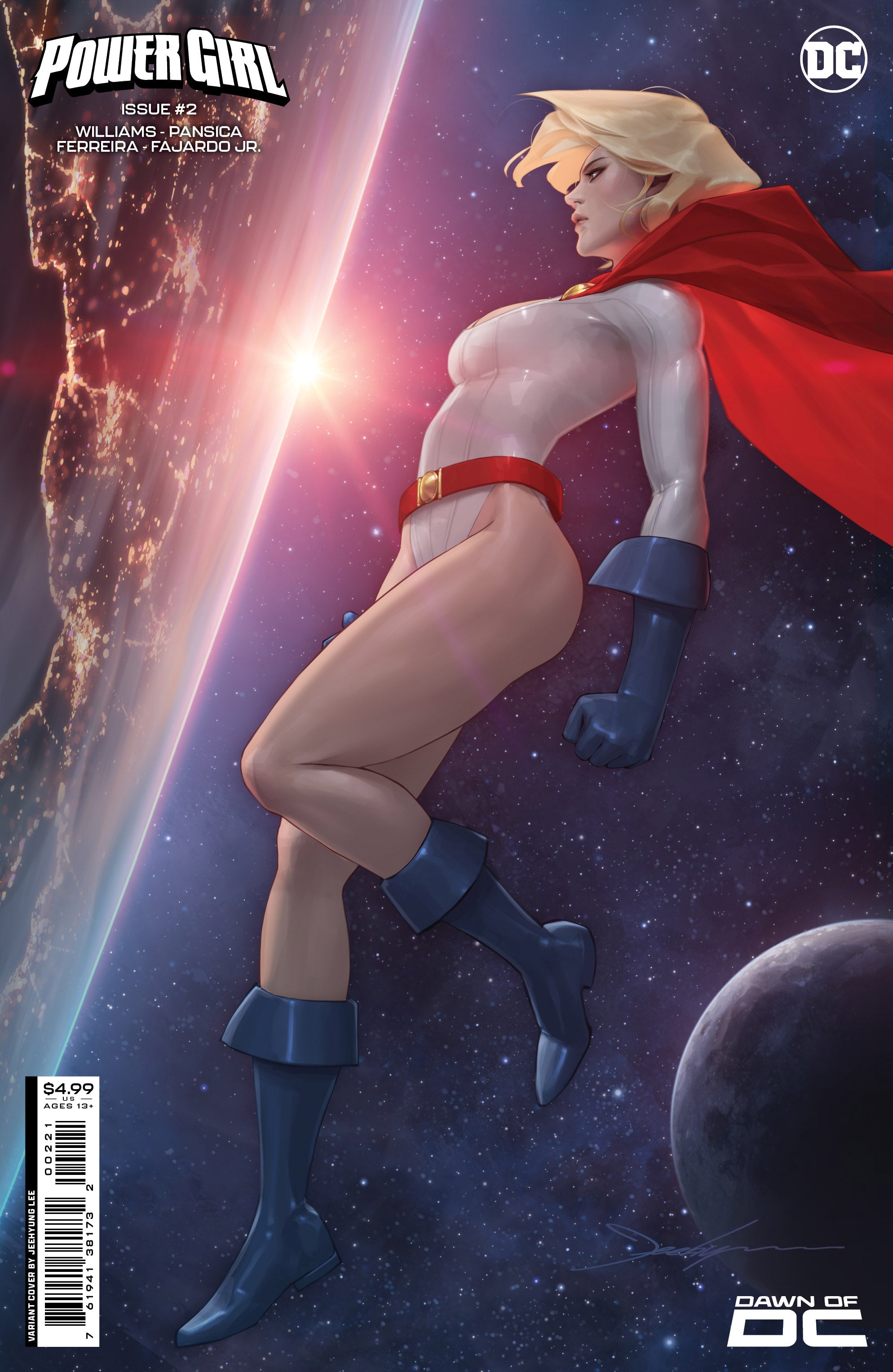 Power Girl #2 B Jeehyung Lee SIGNED Variant (10/24/2023) Dc
