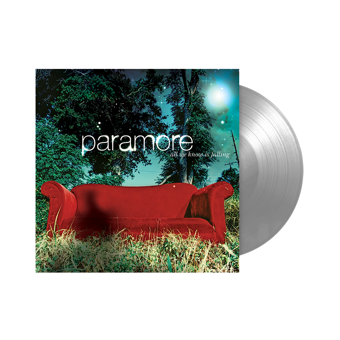 Paramore - All We Know Is Falling (FBR 25th Anniversary silver vinyl) [Vinyl] - Paladin Vinyl