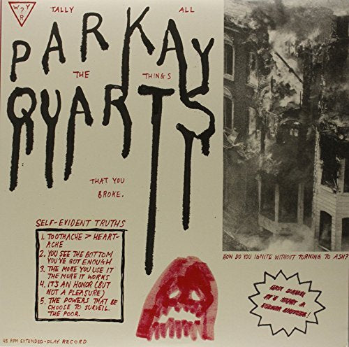 Parquet Courts TALLY ALL THE THINGS THAT YOU BROKE [Vinyl]
