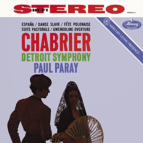 Paul Paray/Orquesta Sinfónica de Detroit - La música de Chabrier (Serie Mercury Living Presence) [Half-Speed ​​LP] [Vinilo]