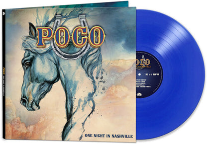 Poco - One Night In Nashville (Transparent Blue) (Colored Vinyl, Limited Edition) [Vinyl] - Paladin Vinyl