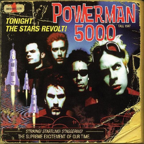 Powerman 5000 - Tonight The Stars Revolt (Edición limitada, vinilo transparente con rayas amarillas) [Vinilo]