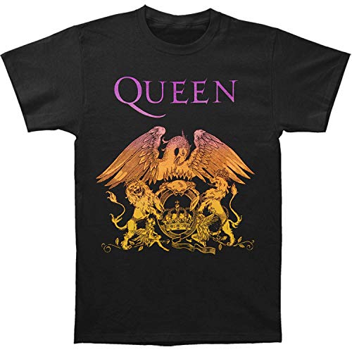 QUEEN CREST GRADIENT BLACK SS TEE LARGE [T-Shirt]