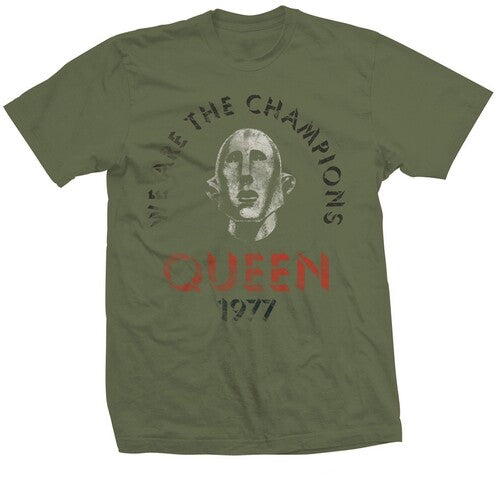 QUEEN WE ARE THE CHAMPIONS DISTRESSED SS TEE L [T-Shirt]