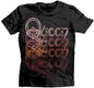 Queen Repeat Logo Black Unisex Short Sleeve T-shirt Med [T-Shirt]