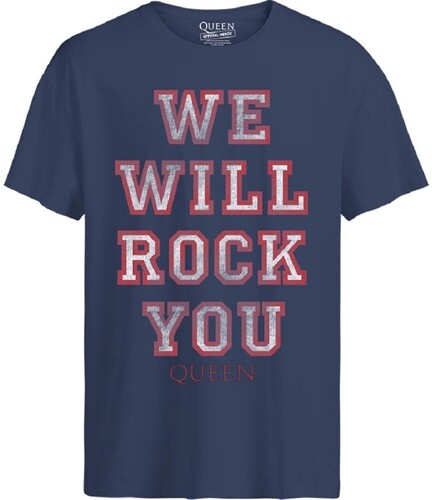 Queen We Will Rock You Blue Ss Tee 2Xl [T-Shirt]