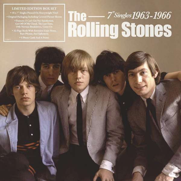 The Rolling Stones Singles 1963-1966 [7" Single Box Set] [Vinyl] - Paladin Vinyl