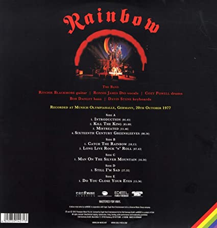 Rainbow - Live In Munich 1977 (Limited Edition,180 Gram Virgin Vinyl) (3 L [Vinyl]