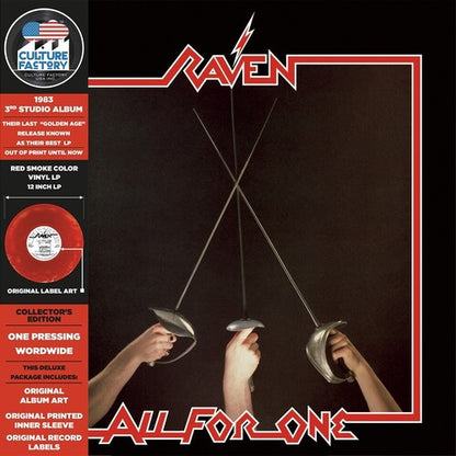 All For One (Colored Vinyl, Red & Black Smoke) [Vinyl] - Paladin Vinyl