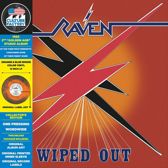 Raven - Wiped Out (Vinilo de color naranja y azul ahumado) [Vinilo]