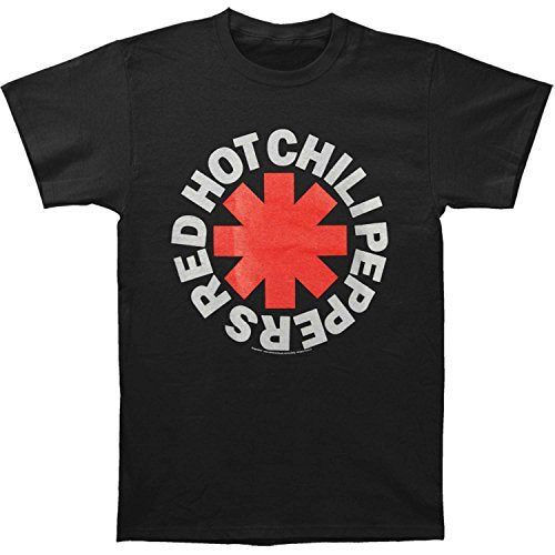 Men'S Rhcp Classic Asterisk T Shirt, Black, Small [T-Shirt]