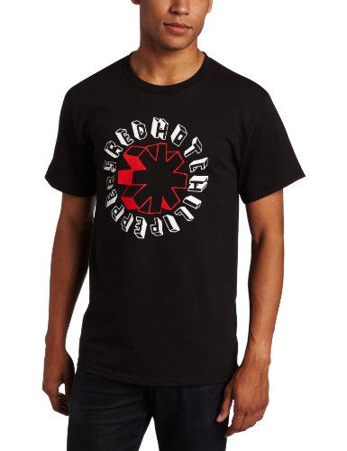 Red Hot Chilli Peppers Hand Drawn Logo (Large Shirt, Black) [T-Shirt]