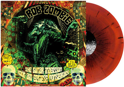 Rob Zombie - Lunar Injection Kool Aid Eclipse Conspiracy (Ox Blood & Orange Swirl w/ Black Splatterl) [Vinyl] - Paladin Vinyl