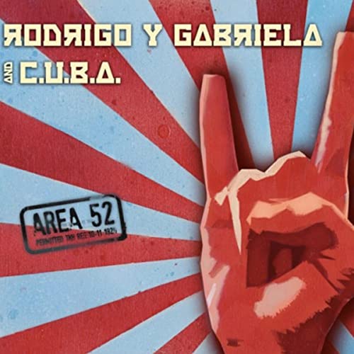 Rodrigo Y Gabriela/C.U.B.A - Area 52 [Red/Blue Splatter 2 LP] [Vinyl]