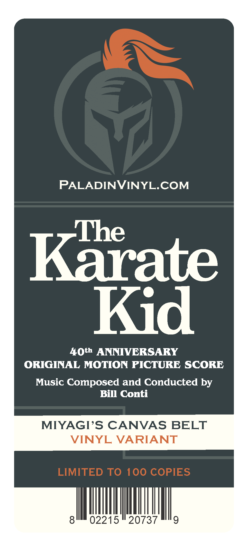 The Karate Kid 40th Anniversary OST - 2LP [PaladinVinyl.com Exclusive Canvas color] *Pre-Order* [Vinyl]
