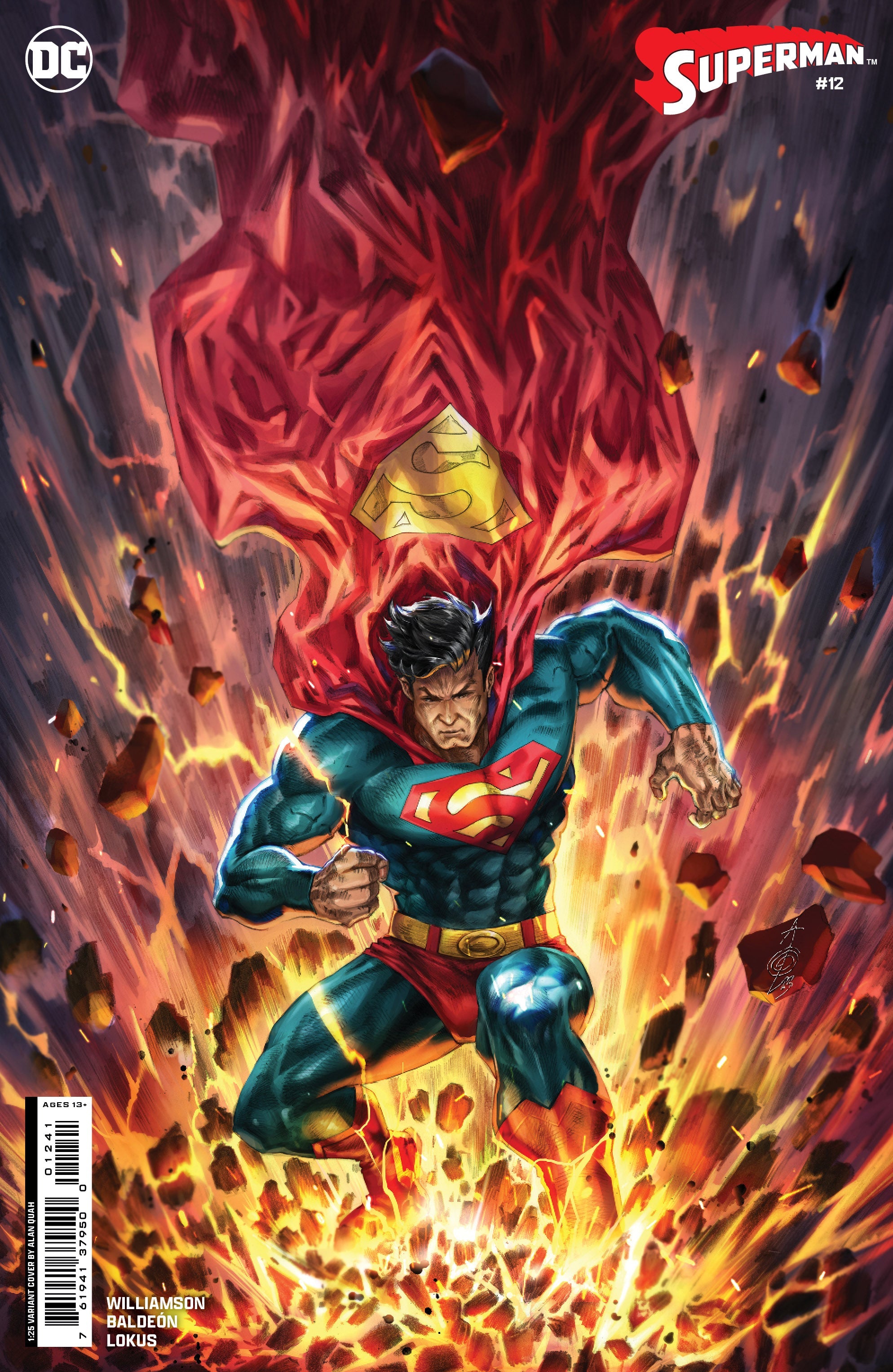 Superman #12 E 1:25 Alan Quah Card Stock Variant (03/19/2024) Dc