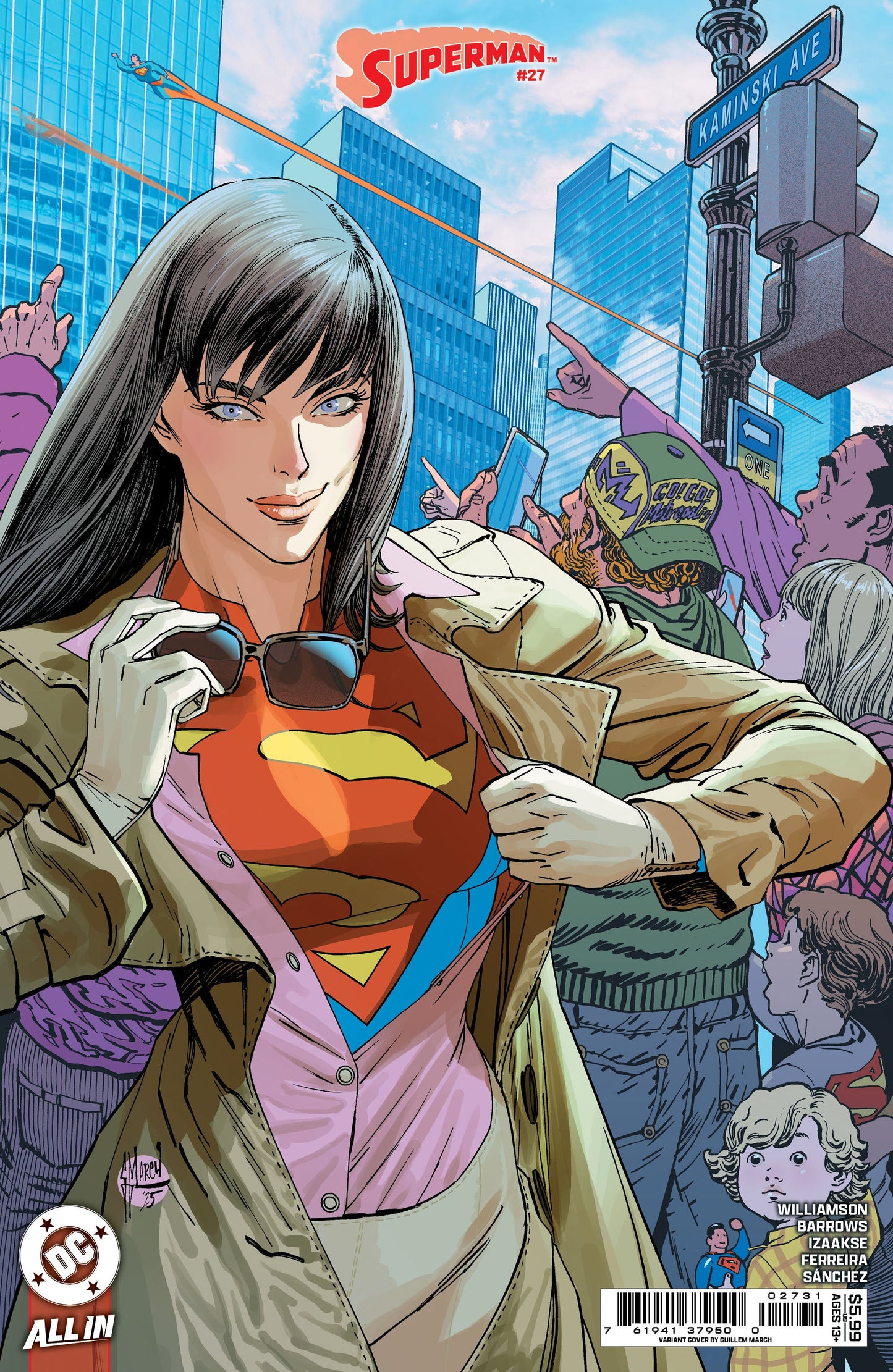 Superman #27 C Guillem March Variant (06/25/2025) Dc