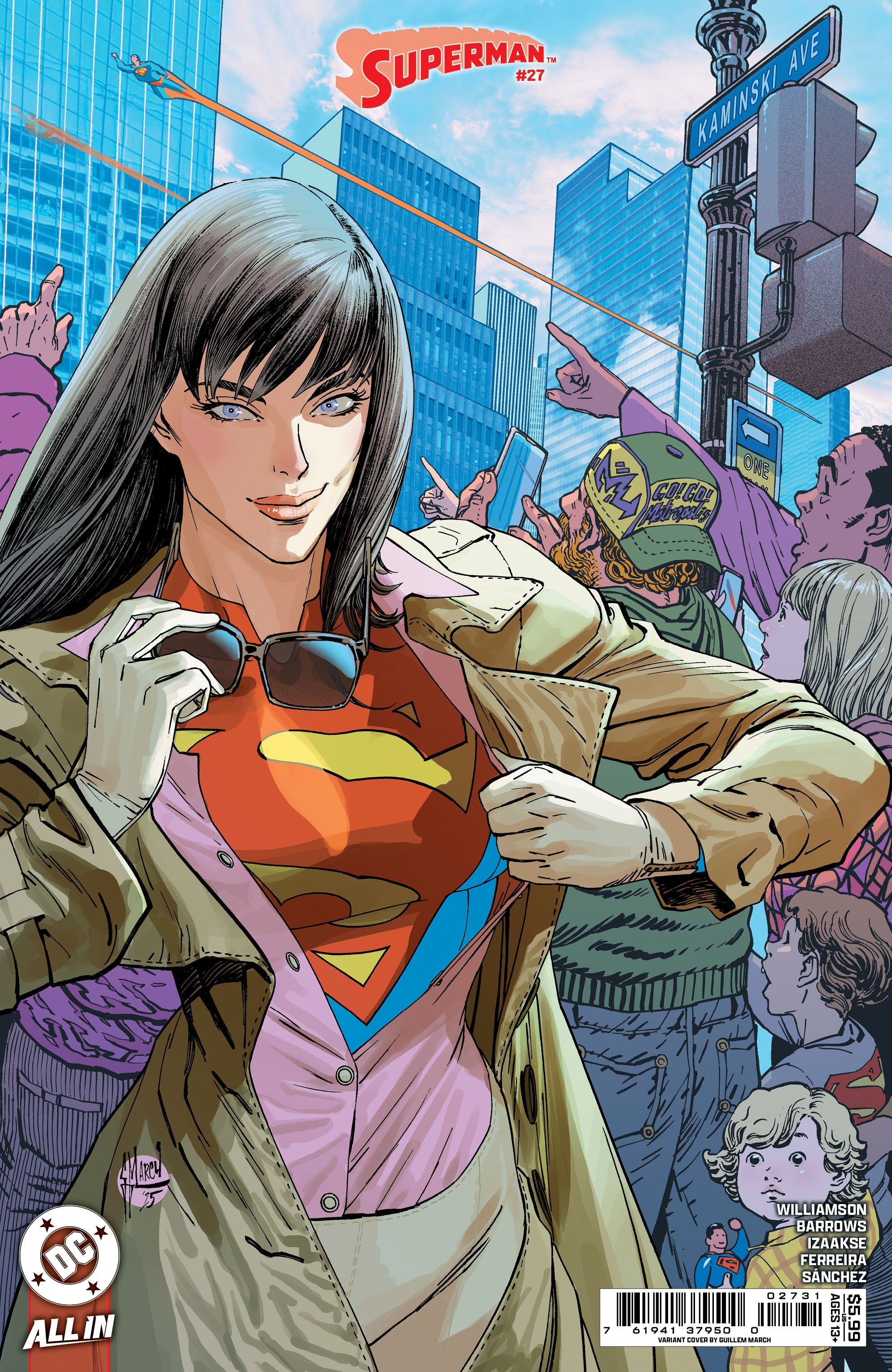 Superman #27 C Guillem March Variant (06/25/2025) Dc