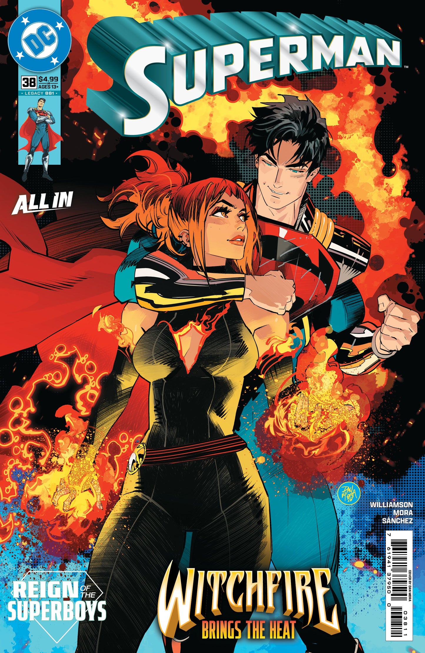 Superman #38 A Dan Mora (The Reign Of The Superboys) (05/27/2026) Dc