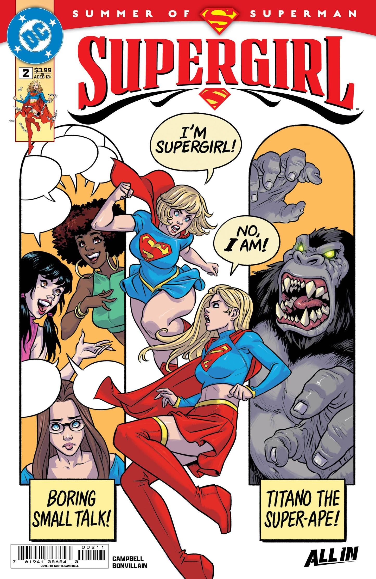 Supergirl #2 A Sophie Campbell (06/11/2025) Dc