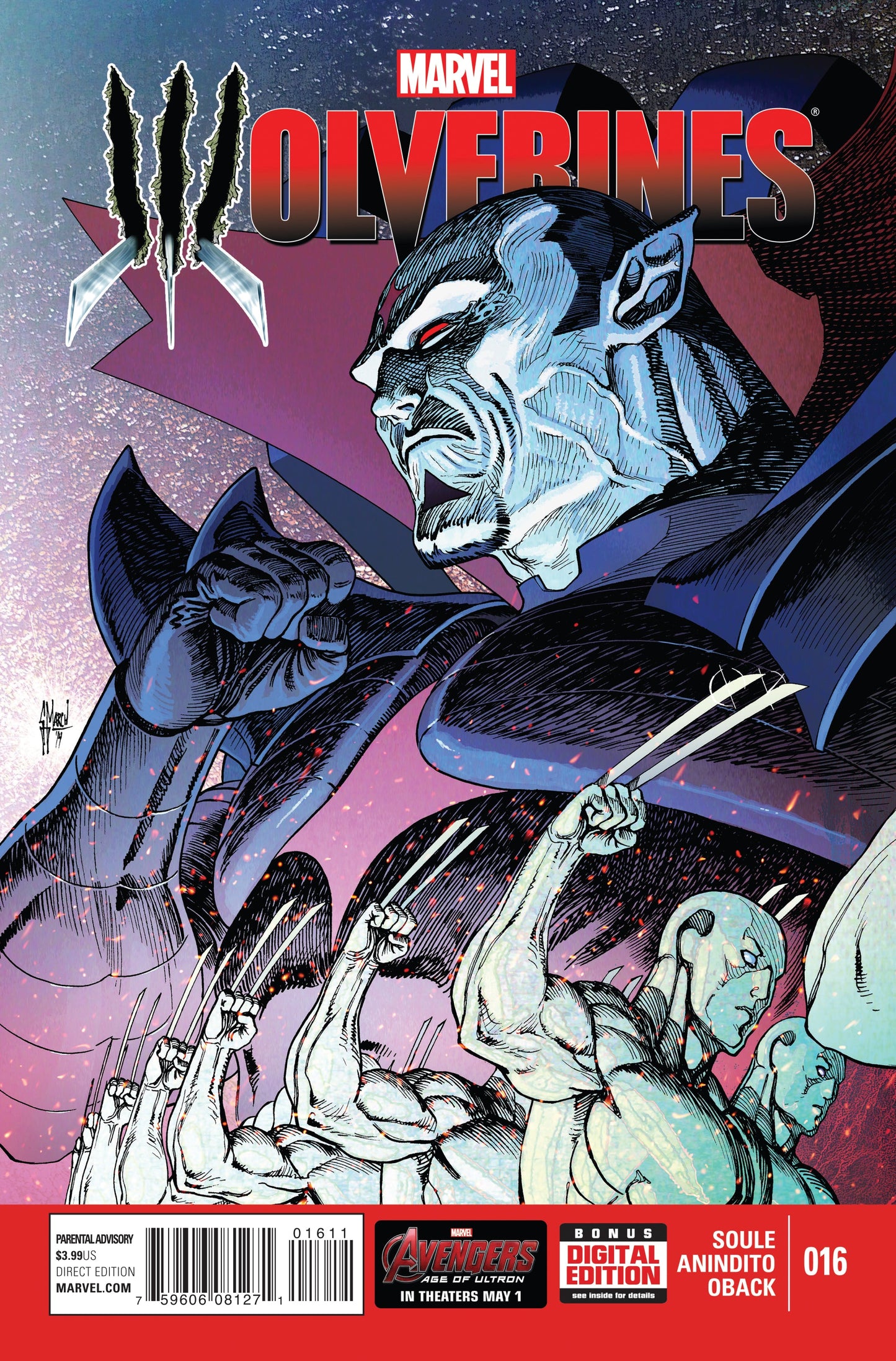 WOLVERINES #16 MARVEL 2015 Guillem March Charles Soule
