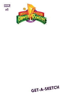 MIGHTY MORPHIN POWER RANGERS #1 Boom 2016 Unlock Blank Variant