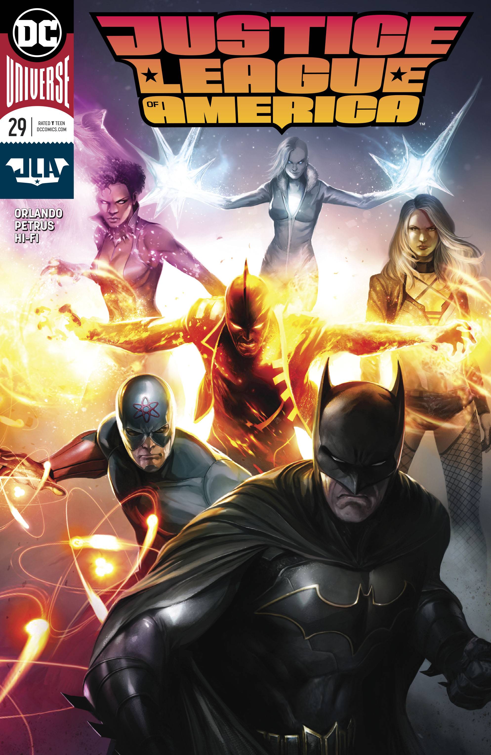 JUSTICE LEAGUE OF AMERICA #29 B Francesco Mattina Variant (04/25/2018) DC