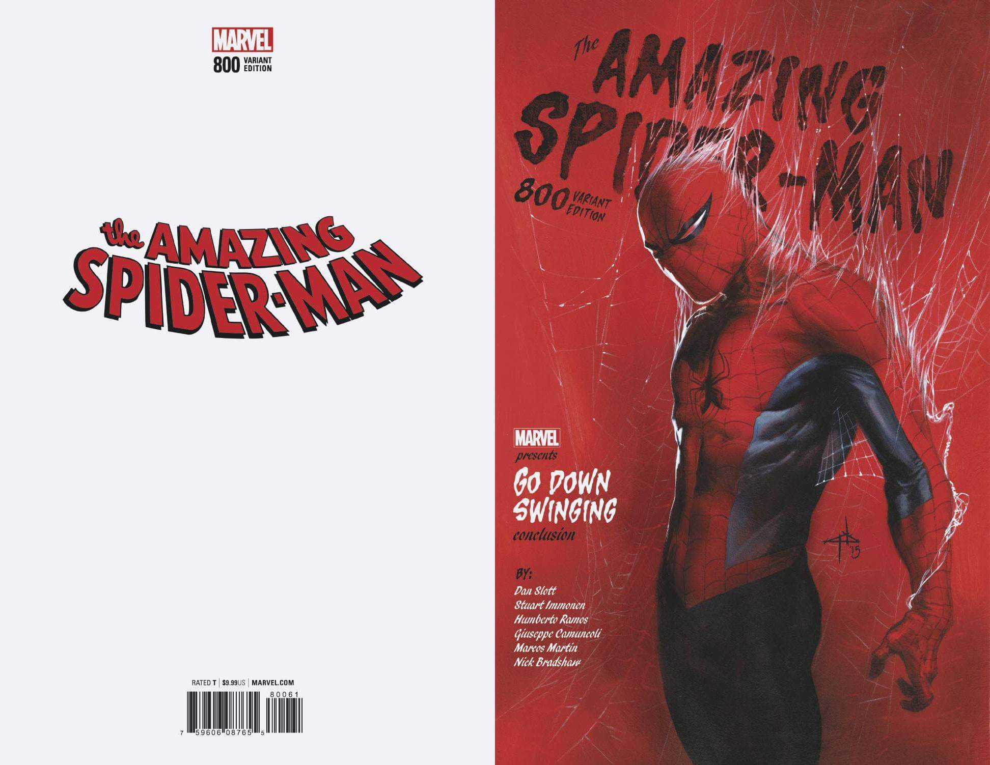 Amazing Spider-Man 800 Marvel Legacy 1:25 Gabriele Dell'Otto Variant Red Goblin (05/30/2018)