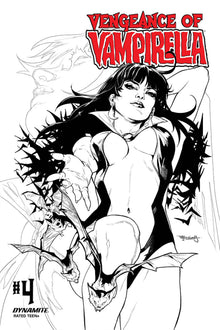 VENGEANCE OF VAMPIRELLA #4 1:15 Stephen Segovia BW FOC Variant (01/08/2020) DYNAMITE