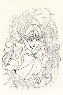 Die!Namite #1 1:25 Peach Momoko Vampirella B&W Variant (10/14/2020) Dynamite
