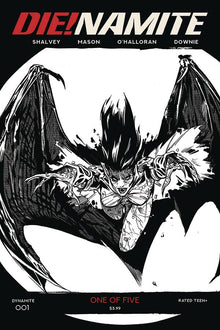 Die!Namite #1 1:40 Stephen Mooney B&W Variant (10/14/2020) Dynamite