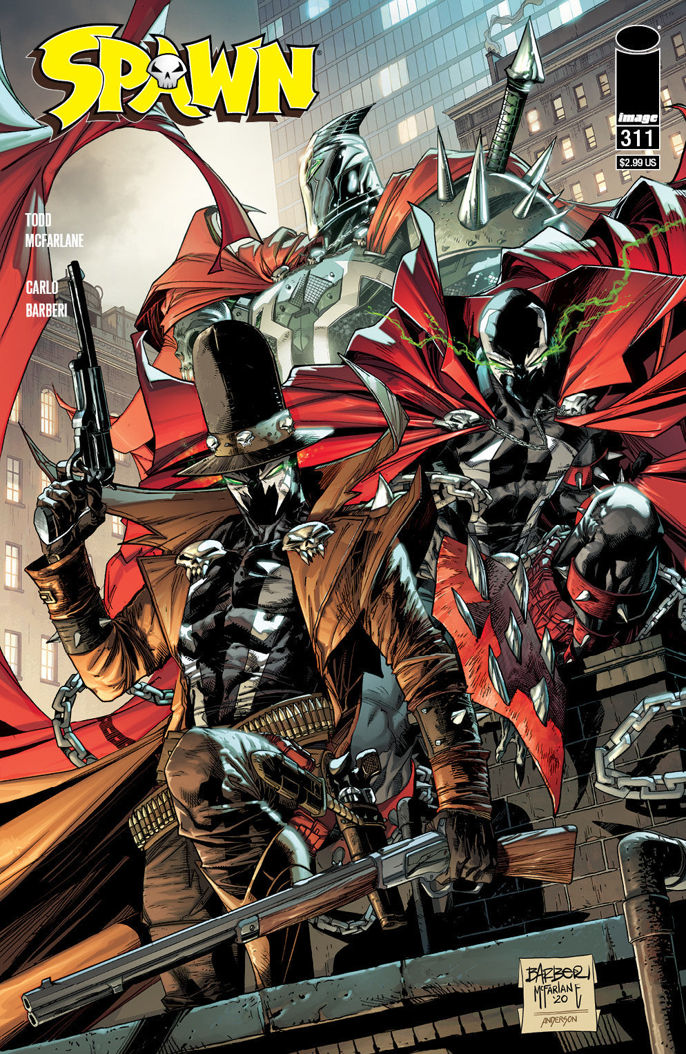 Spawn #311 C Carlo Barberi Variant (10/28/2020) Image