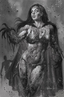 Die!Namite #1 1:25 Lucio Parrillo Living Dead Greyscale Virgin FOC Variant (10/14/2020) Dynamite