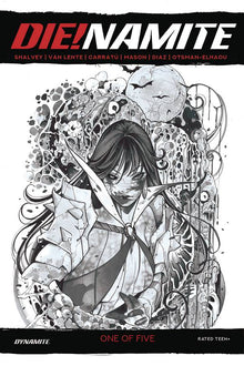 Die!Namite #1 1:45 Peach Momoko Vampirella Living Dead Grayscale Virgin FOC Variant (10/14/2020) Dynamite