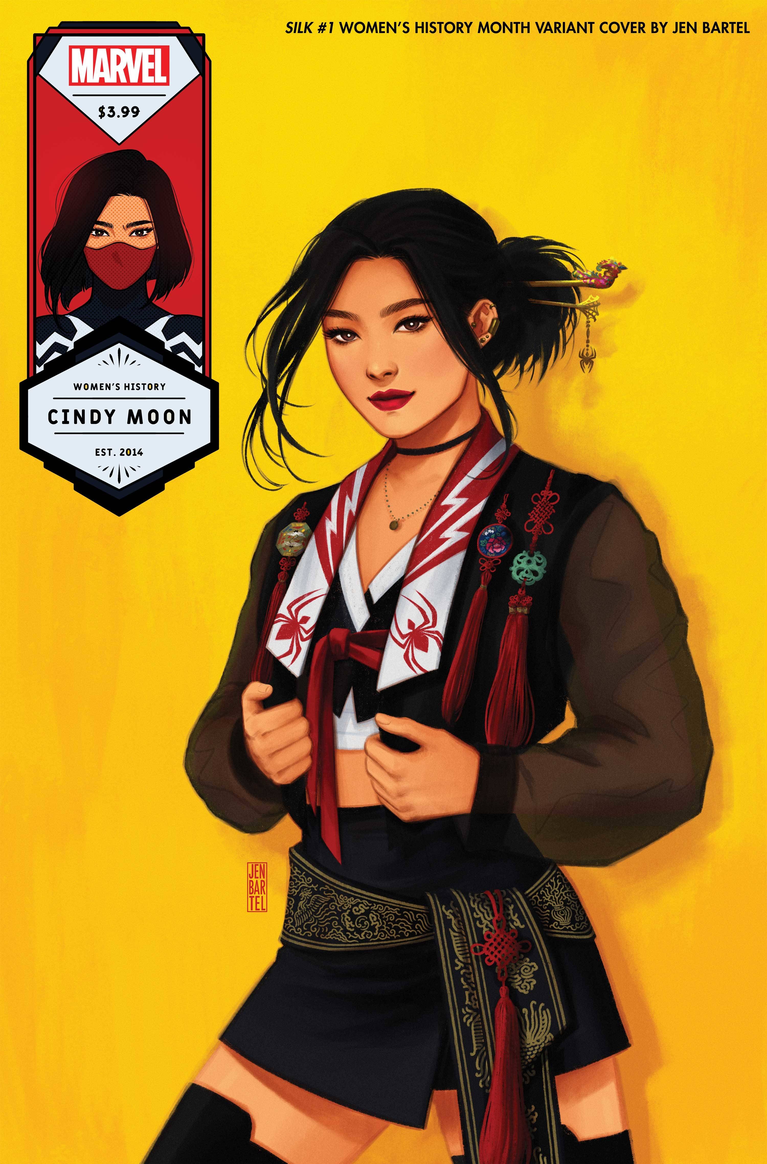 Silk #1 E (Of 5) Jen Bartel Silk Womens History Month Variant (03/31/2021) Marvel