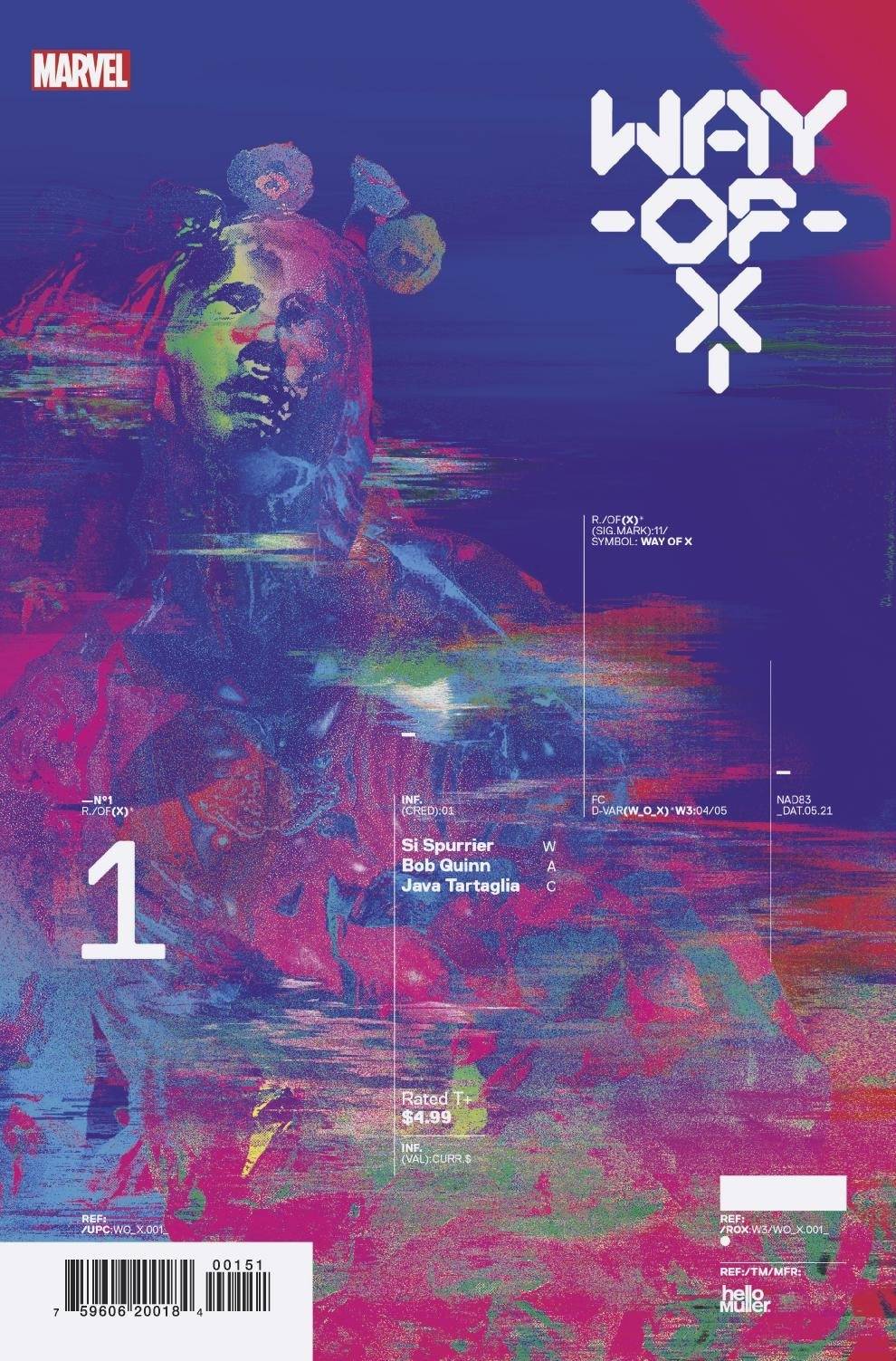 Way Of X #1 1:10 Tom Muller Design Variant (04/21/2021) Marvel