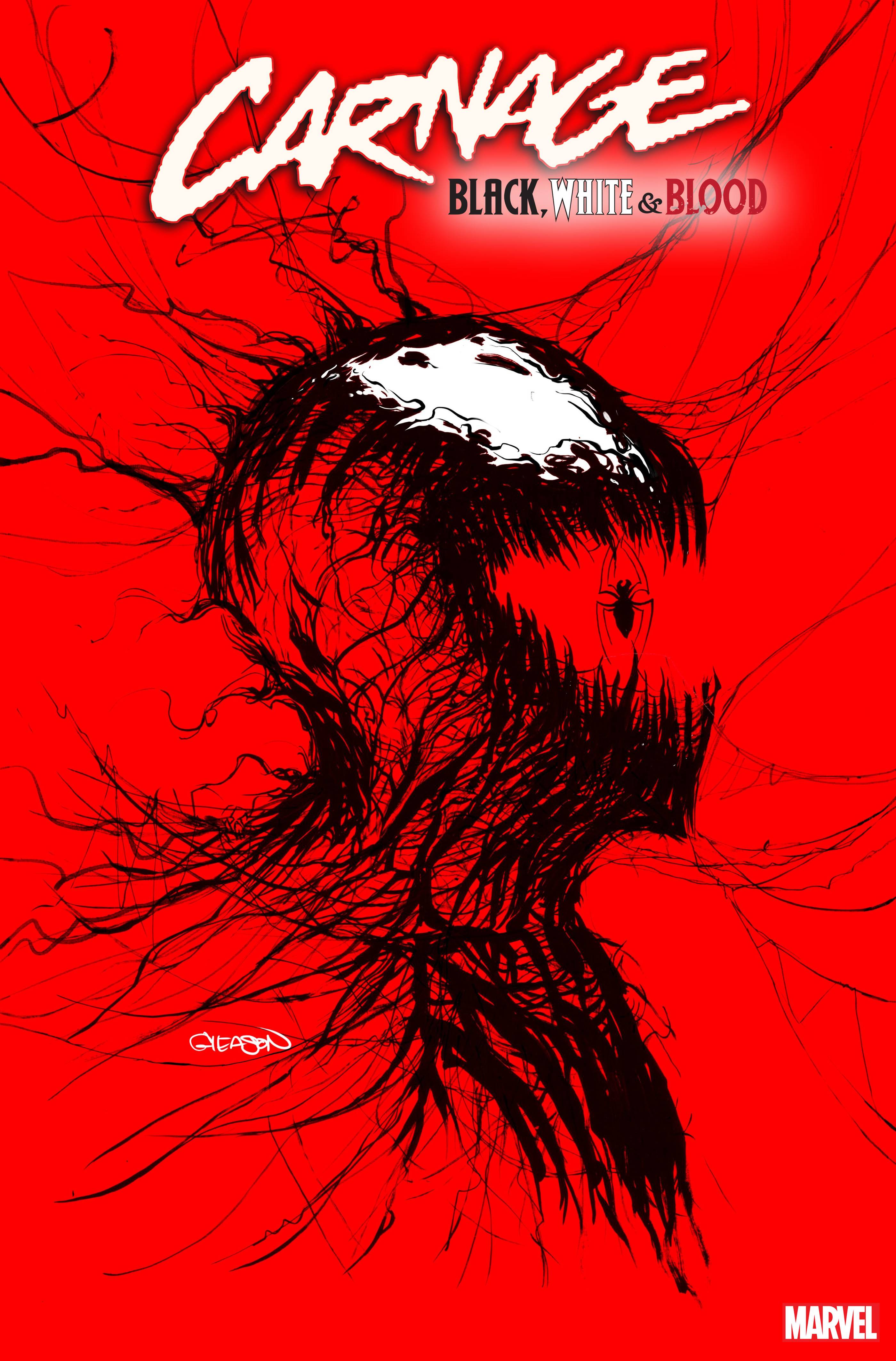 Carnage Black White And Blood #1 (Of 4) Patrick Gleason Webhead Amazing Spider-Man 55 Variant (03/24/2021) Marvel