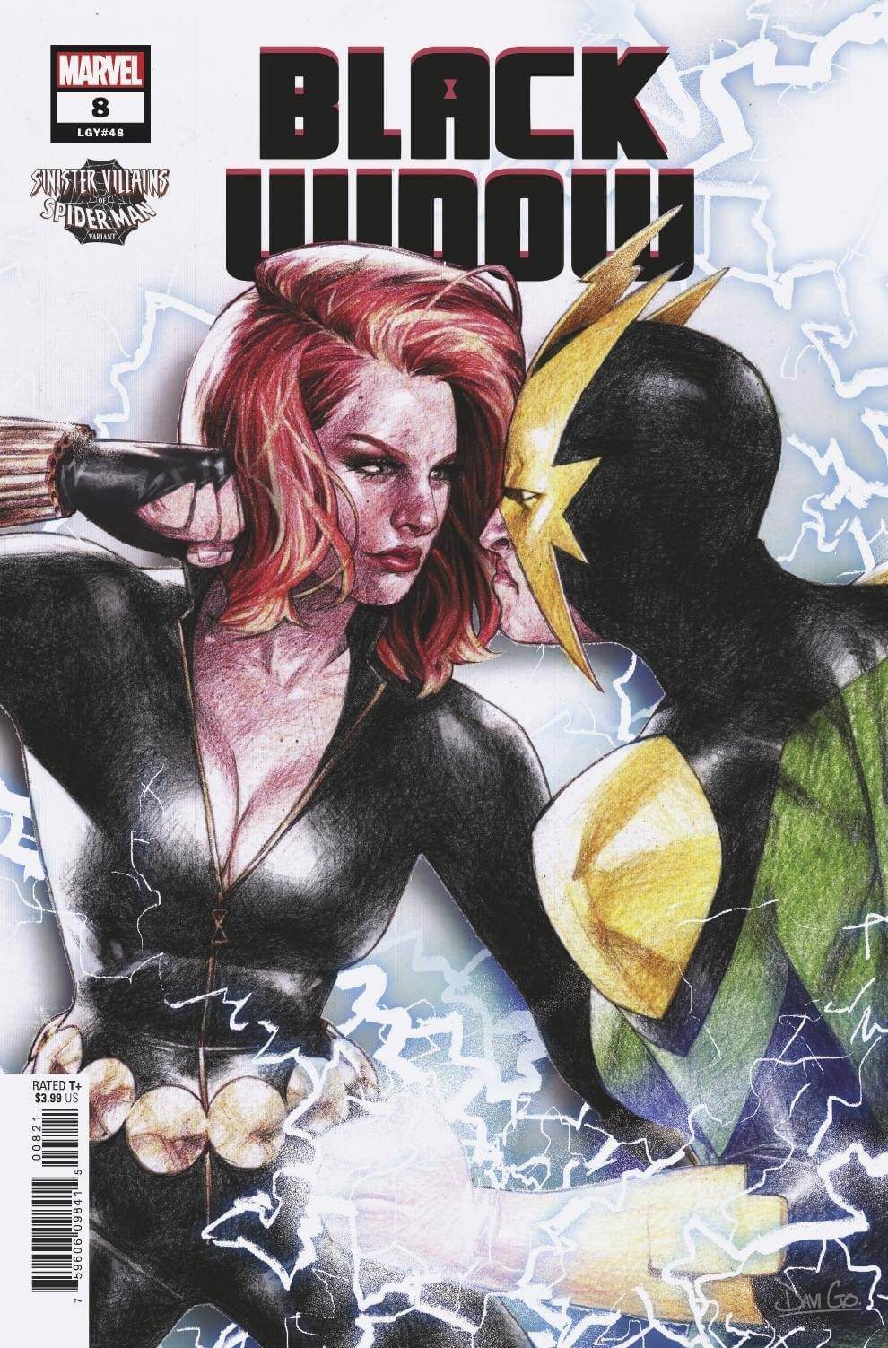 Black Widow #8 B Davi Go Spider-Man Villains Variant (06/30/2021) Marvel