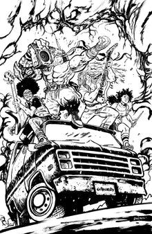 Skybound X #3 1:10 Daniel Warren Johnson BW Variant (Mr) (07/21/2021) Image