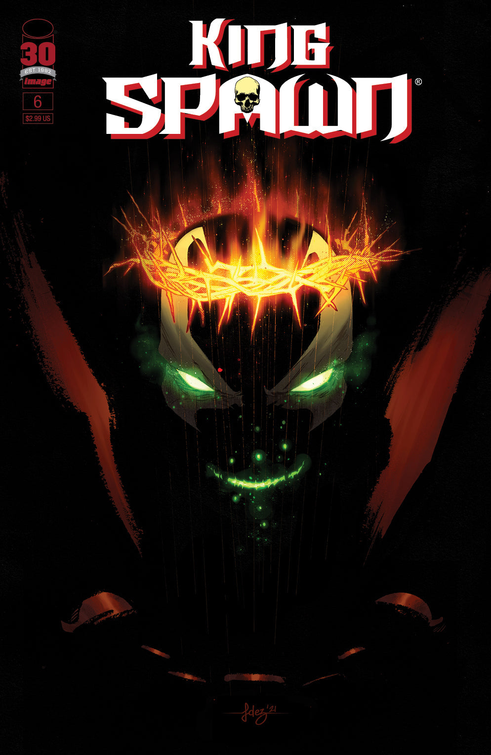 King Spawn #6 B Javi Fernandez Variant (01/19/2022) Image