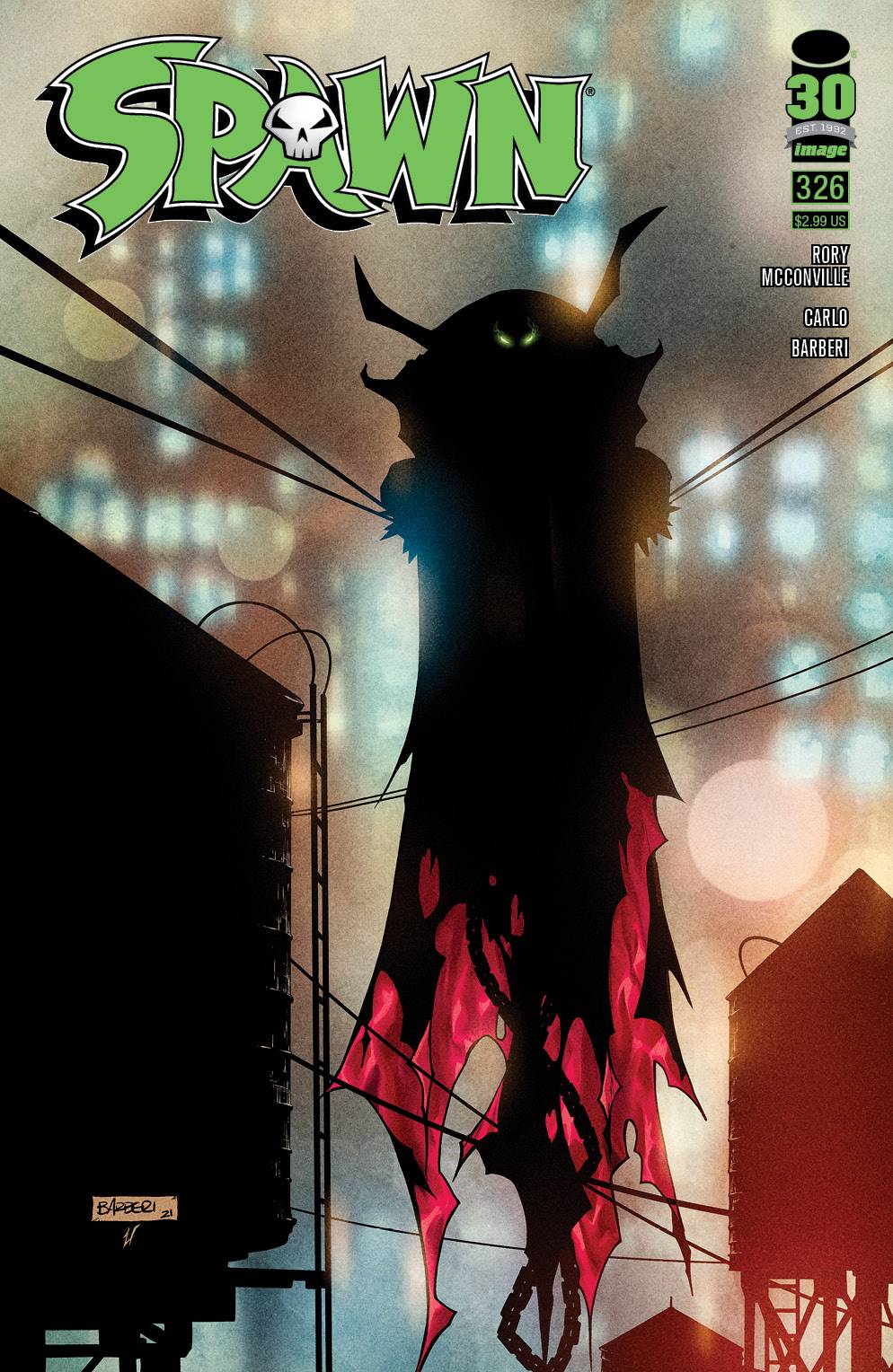 Spawn #326 B Carlo Barberi Variant (02/02/2022) Image