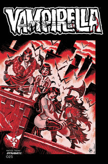Vampirella #25 ZC Ken Haeser Teenage Mutant Ninja Turtles Homage FOC Bonus Variant (11/10/2021) Dynamite
