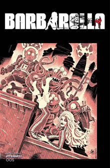 Barbarella #5 M Ken Haeser TMNT Homage FOC Bonus Variant (11/24/2021) Dynamite
