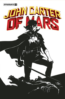 John Carter Of Mars #1 H 1:20 Case B&W Variant (04/20/2022) Dynamite